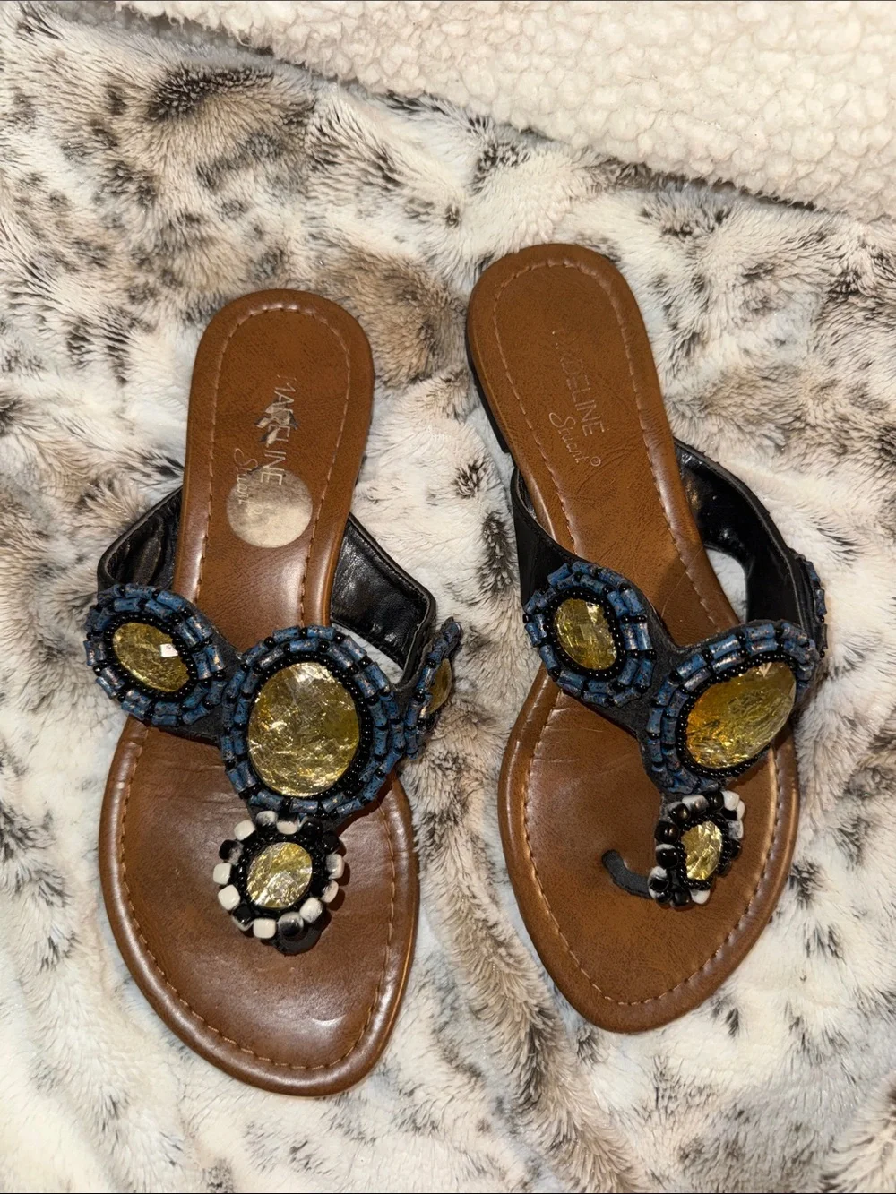 JEWELED SANDALS